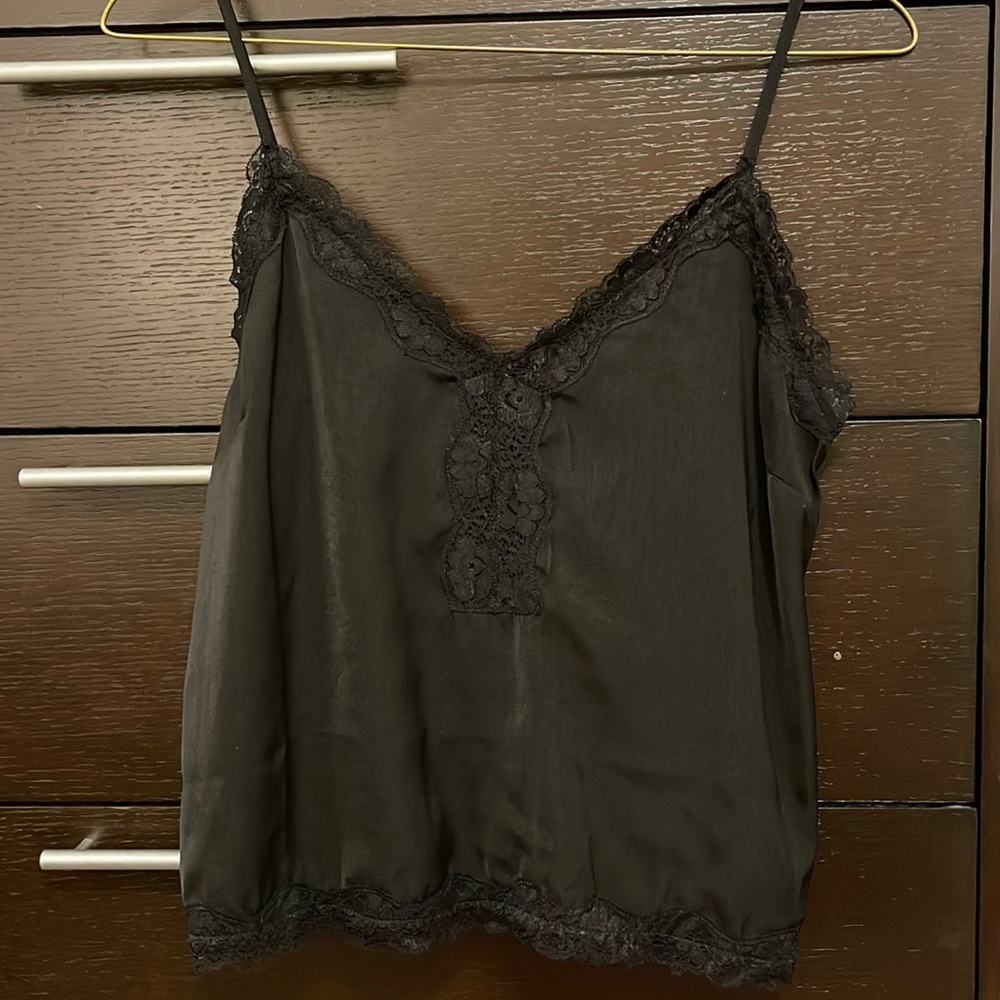 Black Silky tank top